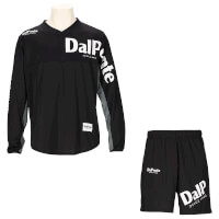 長袖プラクティスシャツ＆プラクティスパンツ上下セット【ジュニア】BLK+BLK