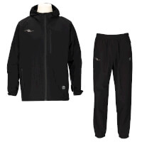 4WAYストレッチソフトシェルジャケット+パンツ上下セットBLACK+BLACK