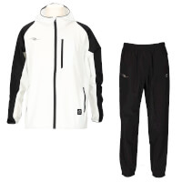 4WAYストレッチソフトシェルジャケット+パンツ上下セットWHITE+BLACK