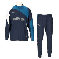 【ジュニア】4WAYストレッチトレーニングトップス+トレーニングパンツ上下セットNAVY+NAVY