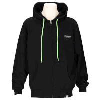 RXスウェットZIPパーカーBLACK