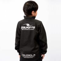 裏付きナイロンウインドブレーカージャケット ジュニアBLK | DALPONTE