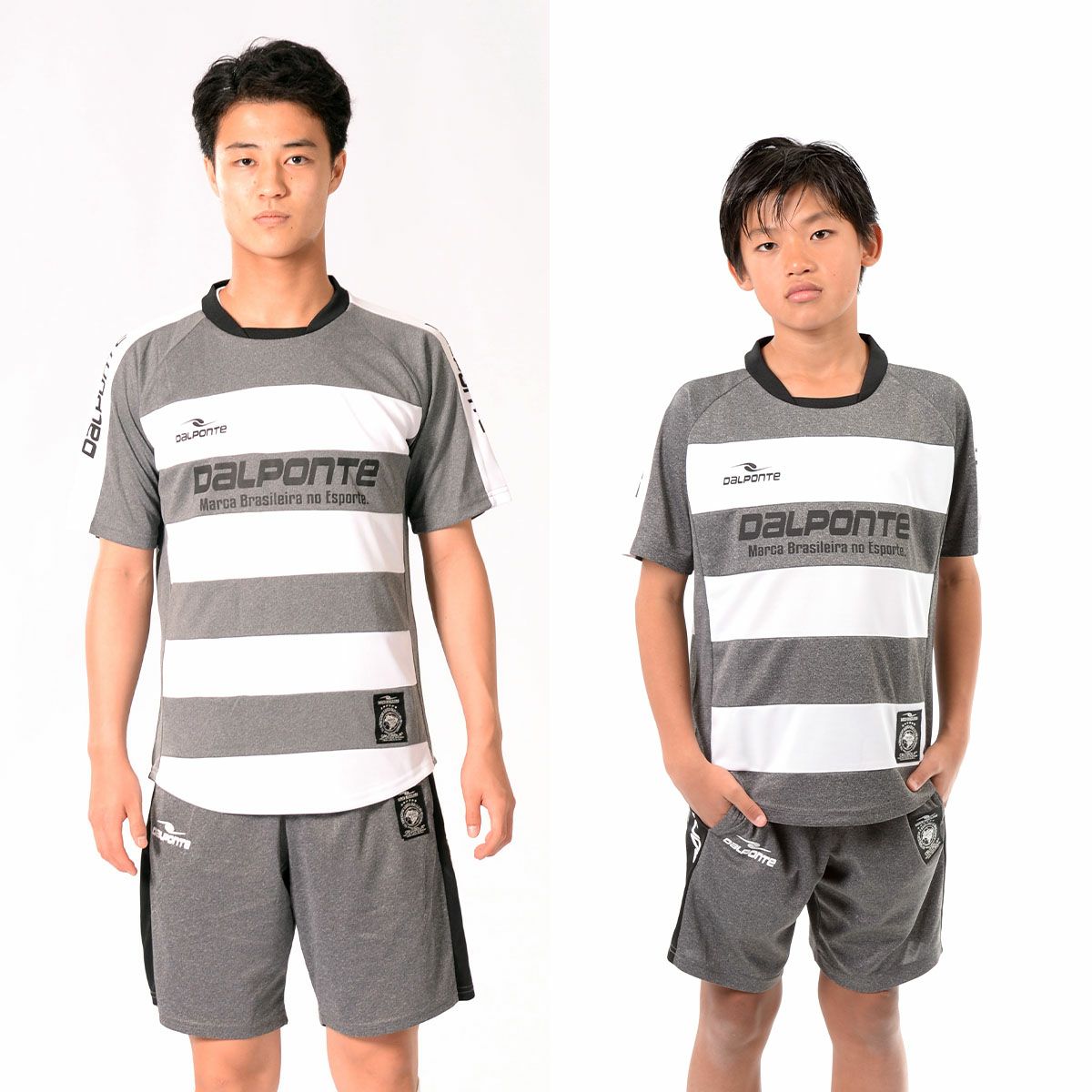 Lサイズ ダウポンチ　プラシャツプラパン ブラック ボーダープラクティスシャツBLK | DALPONTE ONLINE STORE