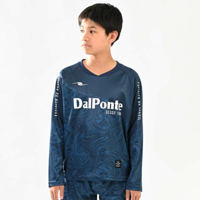 値下げ！DalPonte 長袖ピステ 黒/グレー　新品未使用 DESCENTE バレーボール 長袖プラクティスピステ -デサントストア